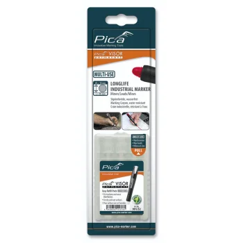 Pica VISOR žymeklio atsarginės šerdelės 10 x 85 mm, baltos