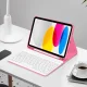 Tech-Protect SC Pen dėklas su klaviatūra iPad 10.9 (2022) / 11 (2025), rožinis