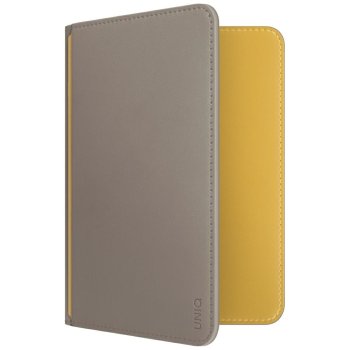 Uniq Belmont RFID Blocking Passport Case Grey/Yellow