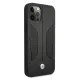 BMW dėklas iPhone 12 Pro Max telefonui Perforated Sides, juodas