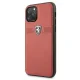 Ferrari Off Track Leather dėklas iPhone 11 Pro, Raudonas