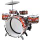 Kruzzel XL 22464 Kids Drum Set with 5 Drums and Stool