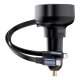 Baseus Enjoyment Pro 60W Car Charger with Retractable USB-C/Lightning Cable Black