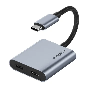 USB-C įkrovimo ir vaizdo adapteris RayNeo AR akiniams