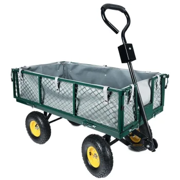 Carruzzo Garden Transport Cart with 4 Wheels