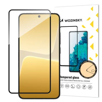 Apsauginis grūdintas stiklas Wozinsky Full Glue telefonui Xiaomi 13, juodas