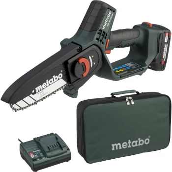 Akumuliatorinis genėjimo pjūklas Metabo MS 18 LTX 15, 1x 2.0 Ah