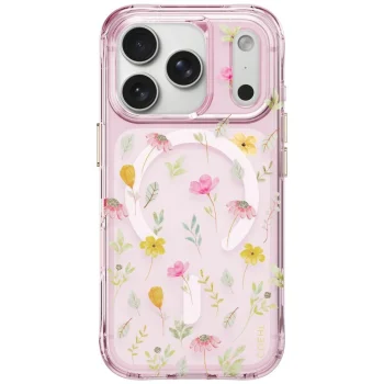 Dėklas Uniq Coehl Evie Magnetic Charging skirtas iPhone 18 Pro / 17 Pro, rožinis