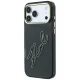 Karl Lagerfeld IML Big Signature dėklas iPhone 18 Pro / 17 Pro, juodas