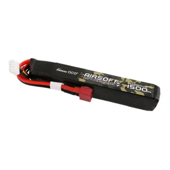 Gens ace 25C 1500mAh 3S1P 11.1V Airsoft LiPo akumuliatorius su T-Plug (GEA15003S25D)
