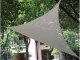 Waterproof Sun Shade Sail, 3x3x3m, Triangle, Grey