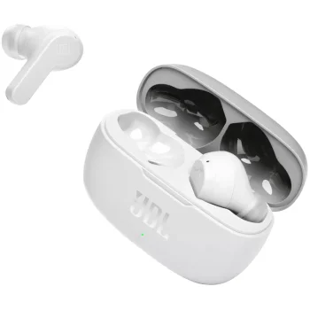 Belaidės TWS ausinės JBL Wave 200, „Bluetooth 5.0“, baltos
