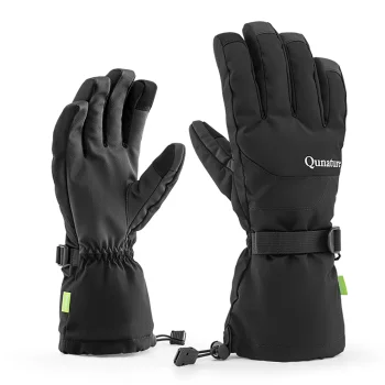Qunature slidinėjimo pirštinės Finger Style, juodos (M dydis)