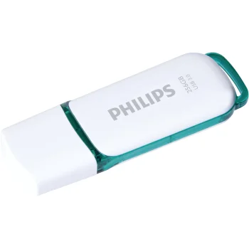 USB atmintinė Philips Snow Edition 256 GB USB 3.0, balta / žalia