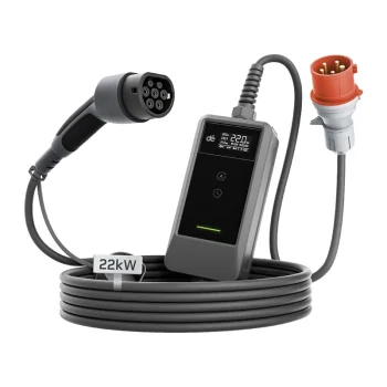 Nešiojamas elektromobilio įkroviklis Dé deM2D22B10_DL 22 kW 10 m Type 2