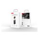 XO BCC16 Bluetooth 5.3 FM siųstuvas su MP3 / USB, Juodas