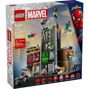 Lego Marvel Super Heroes 76324 Spider-Man vs. Oscorp konstravimo rinkinys
