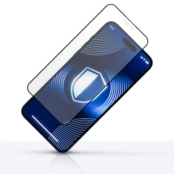 „3mk HardGlass Matt Max“ apsauginis stiklas „iPhone 16 Plus“