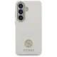 Guess Rhinestone Round Logo MagSafe Case for Samsung Galaxy S26+ - Beige