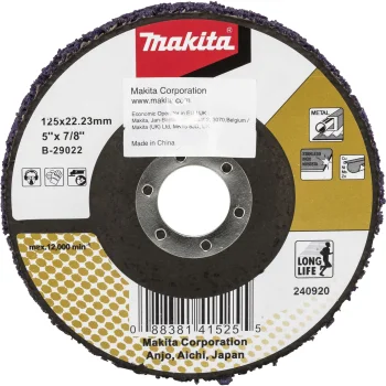 Valymo diskas Makita B-29022 LL 125 x 22.23 mm