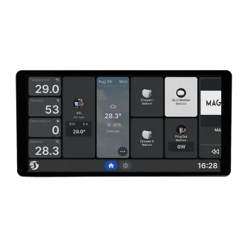 Išmaniųjų namų valdymo pultas 6.95" Shelly Wall Display X2i WiFi/BLU, juodas