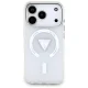 Guess IML Gradient Triangle Logo MagSafe dėklas, skirtas iPhone 17 Pro, skaidrus