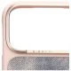 Nimmy Gentle Pets Dog dėklas iPhone 17 Pro Max telefonui su MagSafe, rožinis