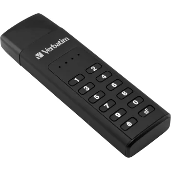 USB atmintinė Verbatim Keypad Secure 64GB USB-C 49431, juoda