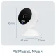 Alecto SMARTBABY5 Wi-Fi vaizdo kūdikio stebėjimo monitorius, baltas