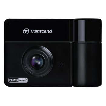 Transcend DrivePro 550 dvigubas vaizdo registratorius su 64GB kortele