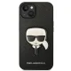 Karl Lagerfeld Saffiano Karl\'s Head Patch dėklas iPhone 14 / 15 Plus, Juodas