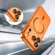 Tech-Protect MagFlex MagSafe dėklas iPhone 17 Pro - skaidrus / oranžinis