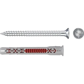 Fischer DuoXpand 10x80 T rėminiai kaiščiai su paslėptos galvutės sraigtais, 50 vnt.