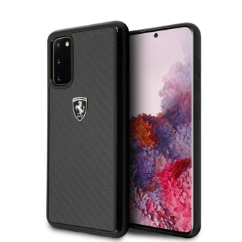 Ferrari Samsung Galaxy S20 Case Carbon Heritage, Black