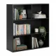 Pastatoma 3 lentynų lentyna ModernHome S-20-BC, juoda
