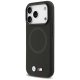 BMW dėklas iPhone 17 Pro telefonui M FW Metal Logo MagSafe, juodas