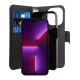 Puro Wallet Detachable MagSafe 2in1 dėklas iPhone 14 Pro Max, juodas