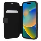 Mercedes dėklas iPhone 16 Pro Max telefonui MB Waves Leather, juodas
