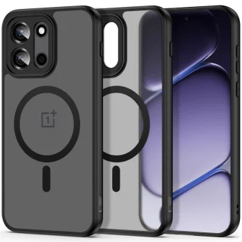 Dėklas Tech-Protect Magmat MagSafe telefonui OnePlus Nord 6, Matte Black