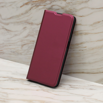 Tfo Smart Soft atverčiamasis dėklas iPhone 17 Pro Max, bordo