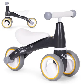Balansinis dviratukas vaikams Ecotoys LB1603-BLACK, juodas