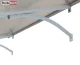 Tiesus įėjimo stogelis STARKEDACH T-160, 160 x 100 x 30 cm, šviesiai pilkas / bronzinis