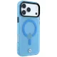 BMW Sign Frosted IML & Metal Logo MagSafe dėklas telefonui iPhone 18 Pro / 17 Pro, mėlynas