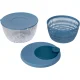Guzzini Spin&Store salotų džiovyklė su dangčiu, 26 cm, Deep Air Blue