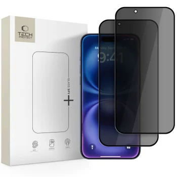Tech-Protect Glass Spy+ privatumą saugantis stiklas iPhone 17 Air (2 vnt.)