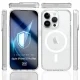 3mk Armor MagCase dėklas iPhone 15 Pro Max telefonui, skaidrus