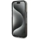 Karl Lagerfeld dėklas iPhone 15 Pro Max telefonui Liquide Glitter Monogram, juodas