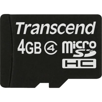 Transcend microSDHC 4GB Class 4 atminties kortelė TS4GUSDC4