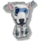 Magnetinis pakabukas ir stovas Nimmy Cool&Cute 2.0 Dog, pilkas