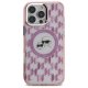 Karl Lagerfeld IML Monogram MagSafe dėklas iPhone 16 Pro telefonui, rožinis
